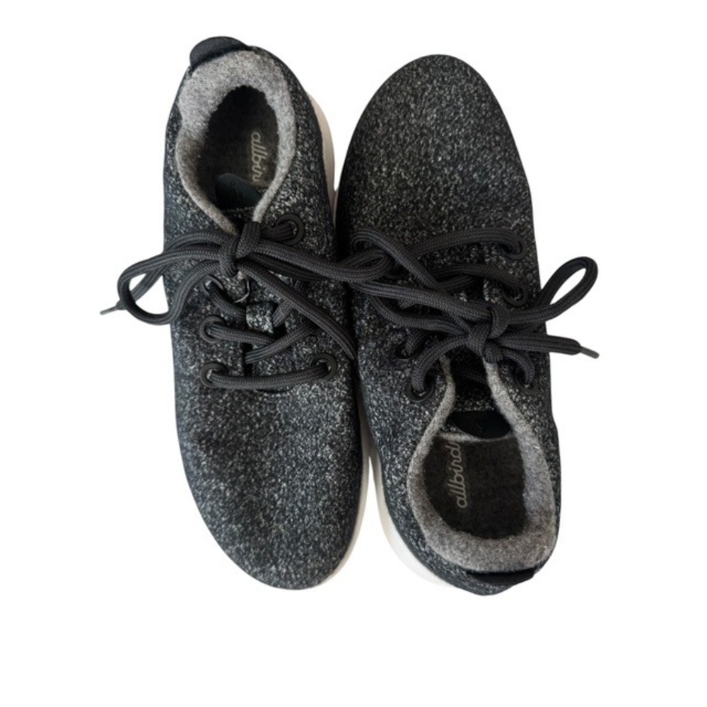 Allbirds Wool Runners Mens Charcoal Grey White Sneakers WRMIW9